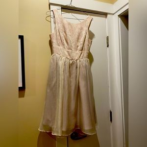 Review Australia vintage jacquard organza fit and flare dress